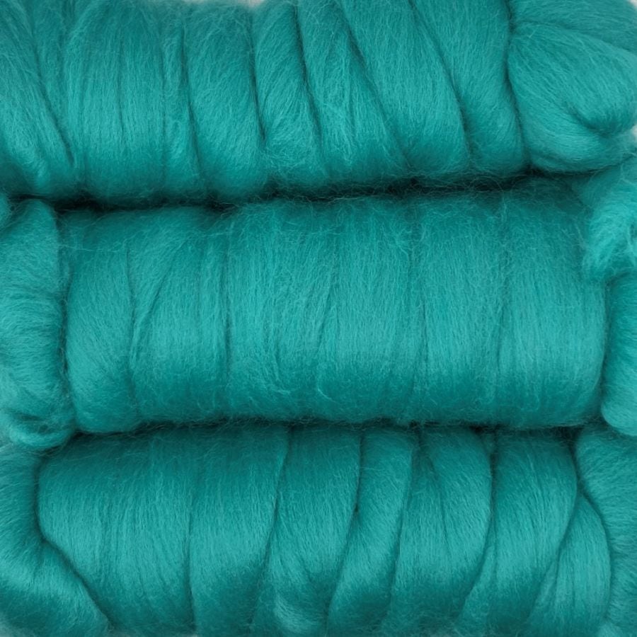 【デビューSALE 10％OFF】金の羊染めメリノウール 64's セルリアン