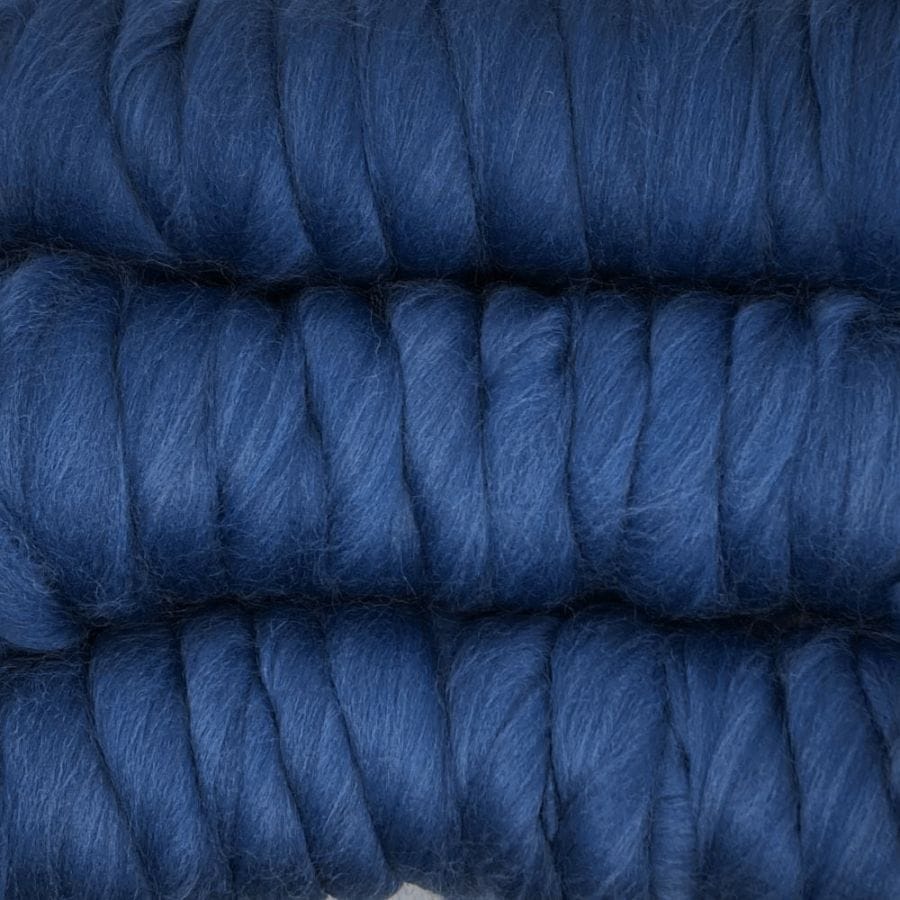 【デビューSALE 10％OFF】金の羊染めメリノウール 64's デニム