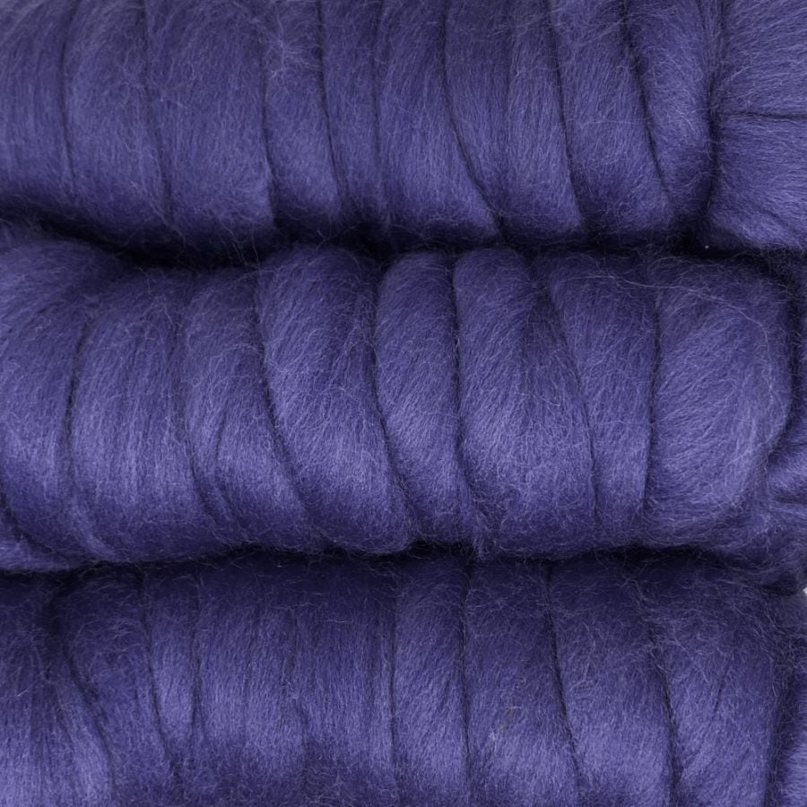 【デビューSALE 10％OFF】金の羊染めメリノウール 64's パープル
