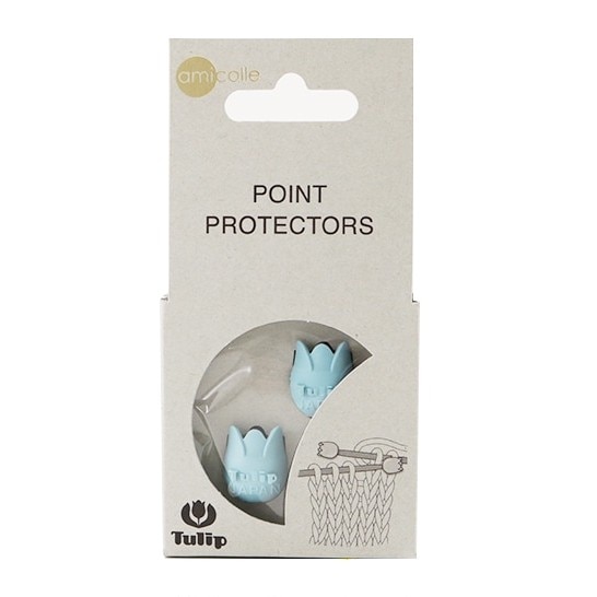 Tulip　編み針キャップブルー小