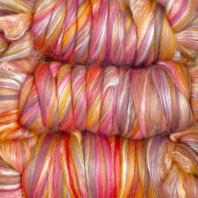 アシュフォード社 シルクメリノウール 110 Sunset