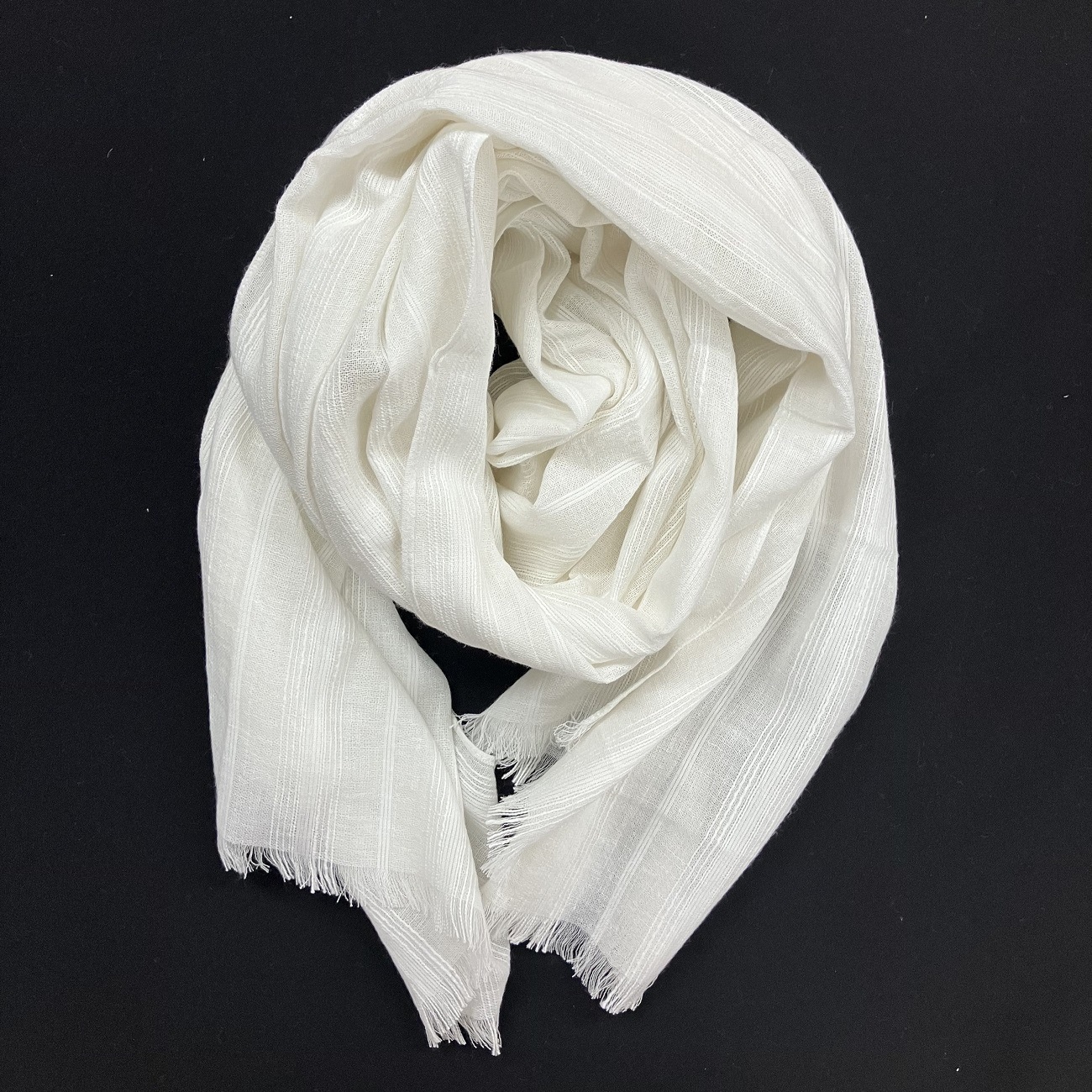 【SALE 20%off！】8１.木綿ストライプストール　木綿100％