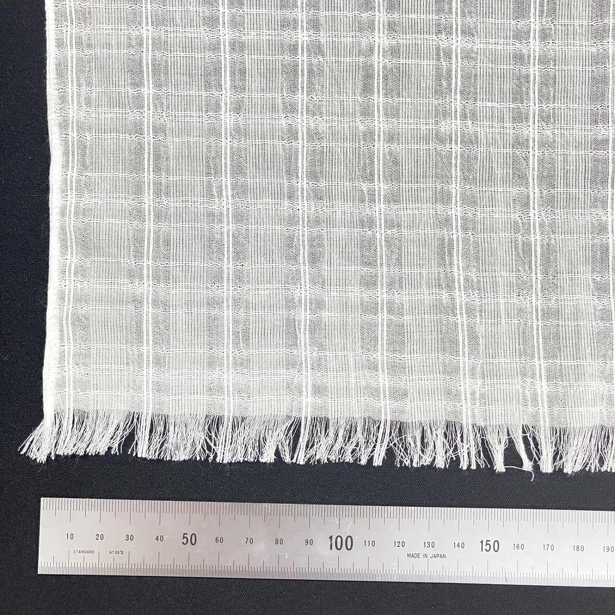 【SALE 20%off！】82.木綿チェックストール　木綿100％