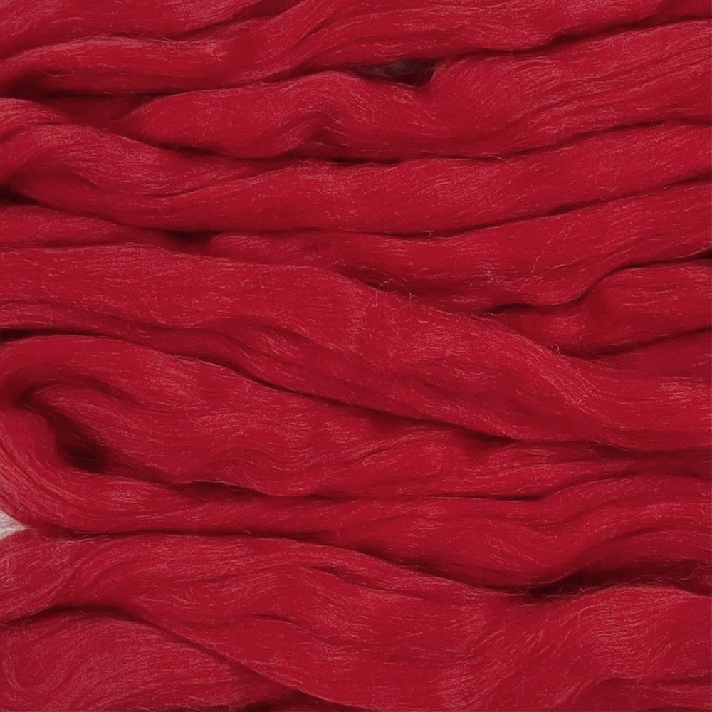 金の羊染めメリノウール 64's スカーレット