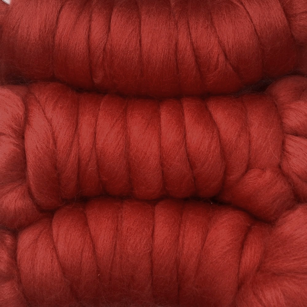 金の羊染めメリノウール 64's チリペッパー