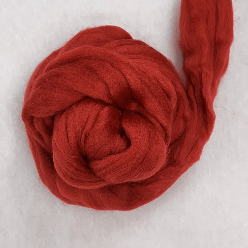 金の羊染めメリノウール 64's チリペッパー