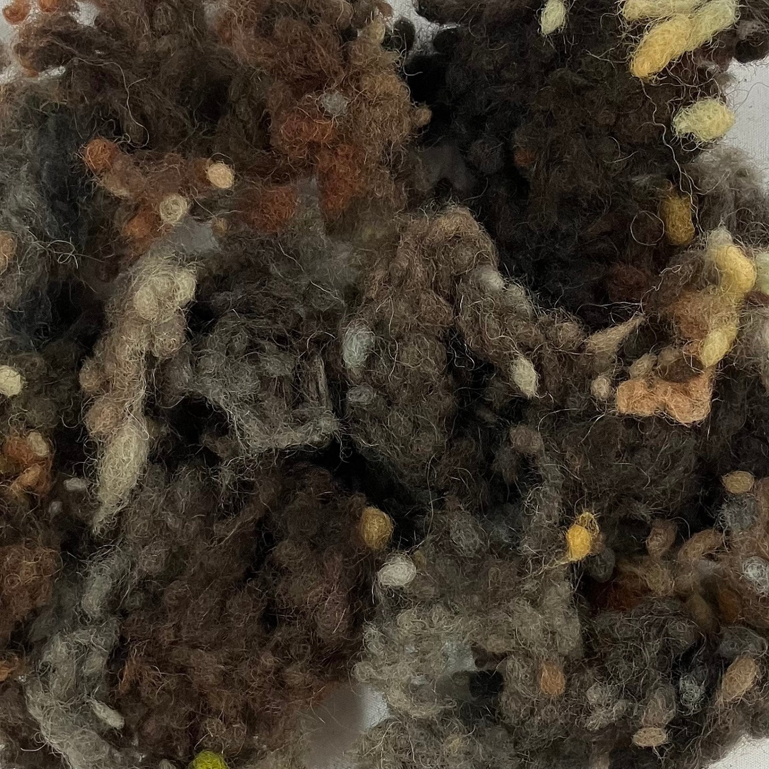 多色染めネップネップ　茶系 20g　