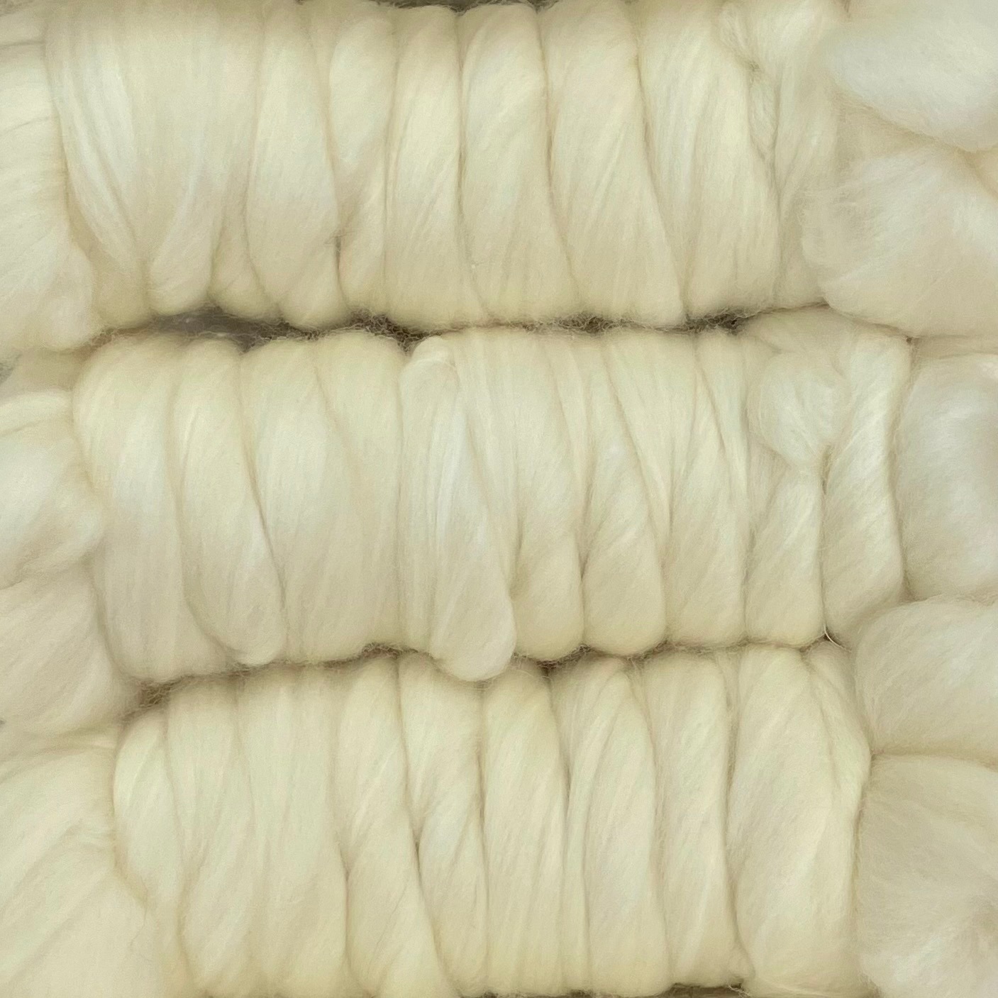 ソックウールトップ　白（生成り）メリノウール70% ナイロン30%