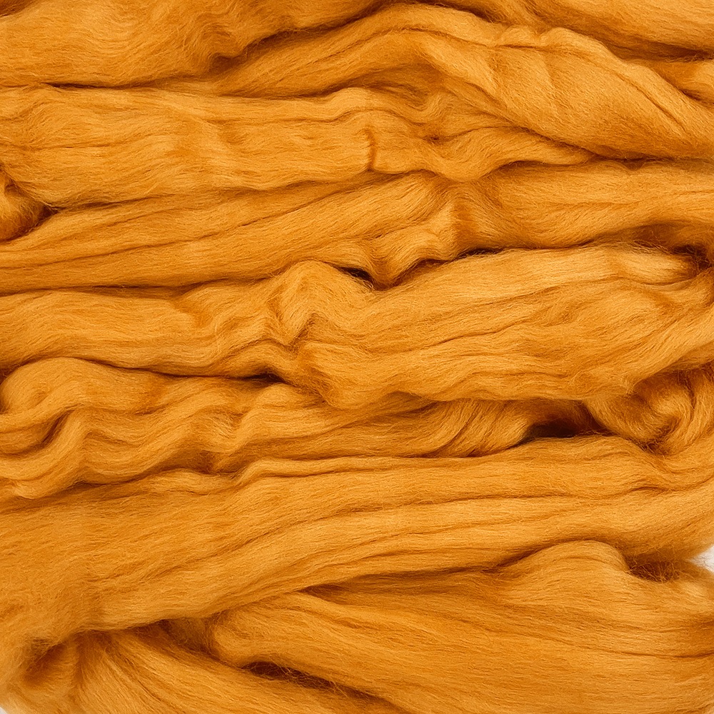 金の羊染めメリノウール 64's マリーゴールド