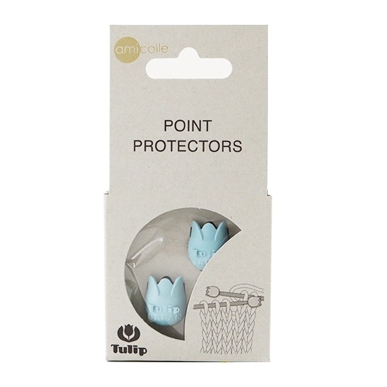 Tulip　編み針キャップブルー小