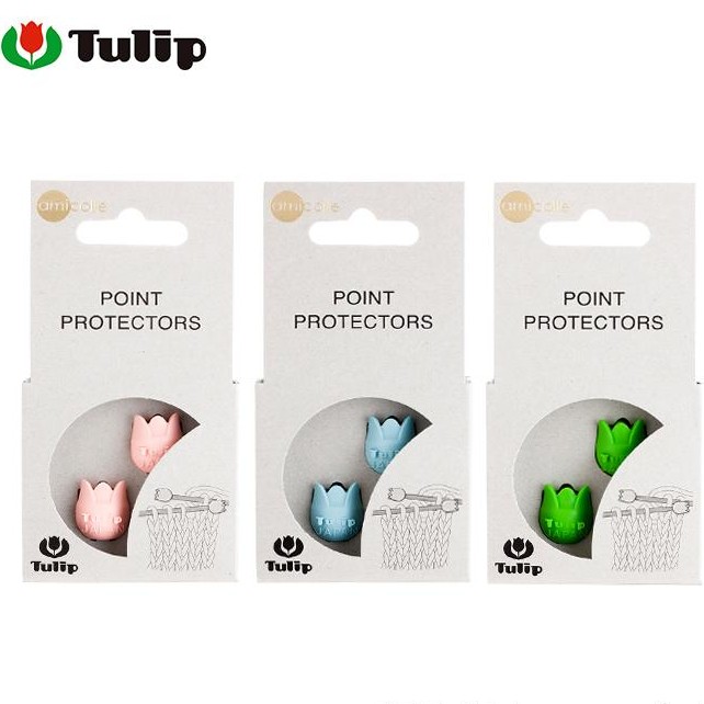 Tulip　編み針キャップブルー小