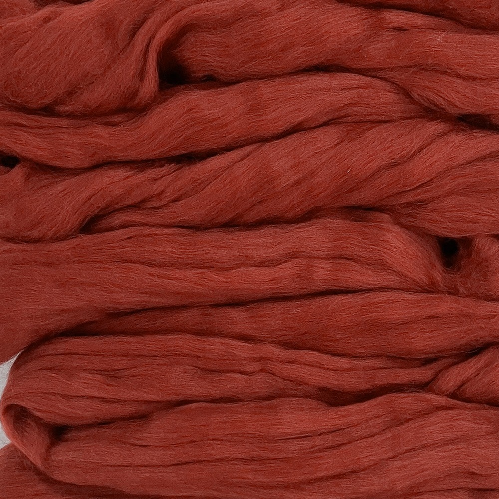 金の羊染めメリノウール 64's ブリックレッド