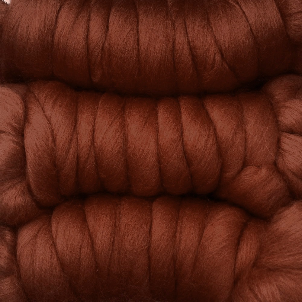 金の羊染めメリノウール 64's マホガニー