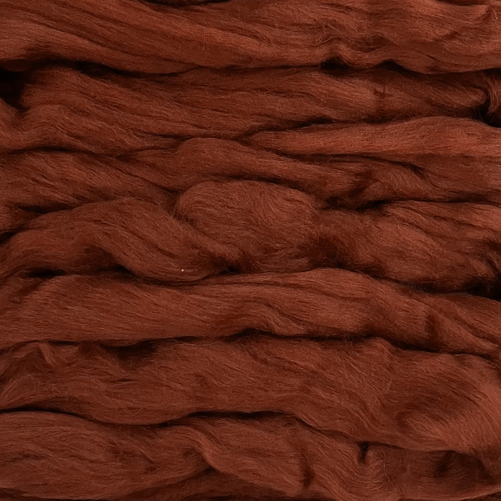 金の羊染めメリノウール 64's マホガニー