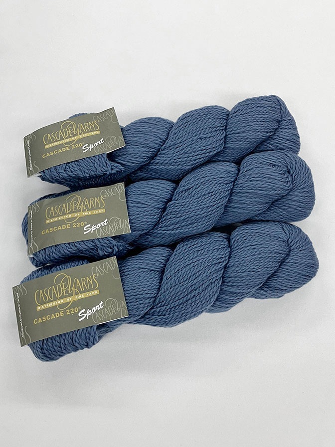 W921 ｶｽｹｰﾄﾞ ｽﾎﾟﾙﾄ 並太(Colonial Blue Heather)     #9326