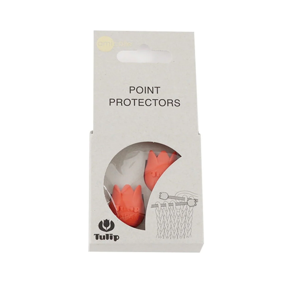 Tulip　編み針キャップオレンジ大