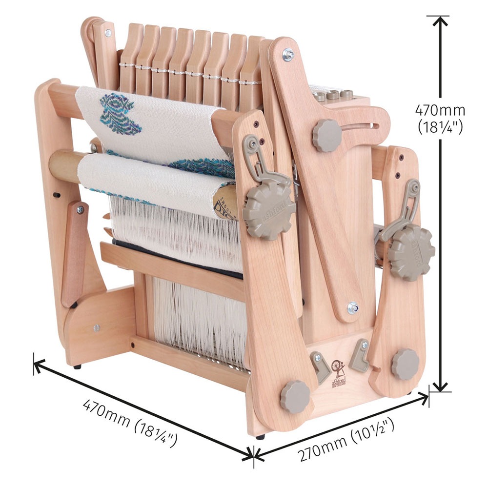 【予約受付中】【送料無料】・アシュフォード社 ケイティールーム(持ち運び卓上機)　30cm幅 8枚綜絖