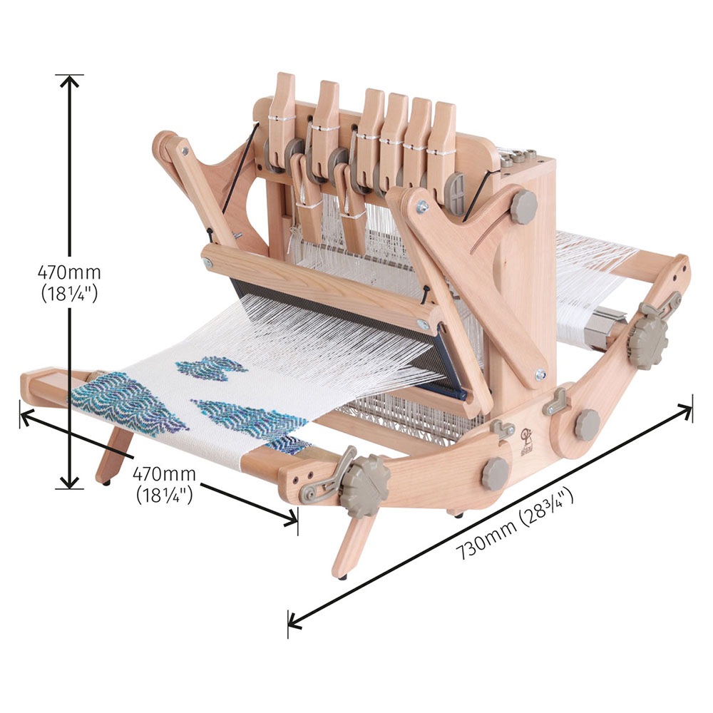 【予約受付中】【送料無料】・アシュフォード社 ケイティールーム(持ち運び卓上機)　30cm幅 8枚綜絖