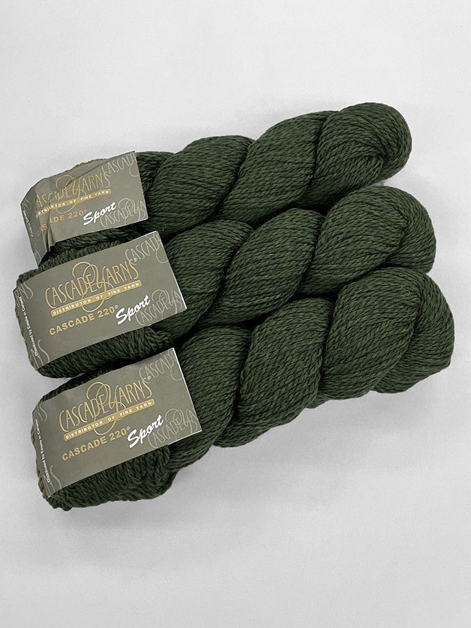 W921 ｶｽｹｰﾄﾞ ｽﾎﾟﾙﾄ 並太(Olive Heather)     #9448