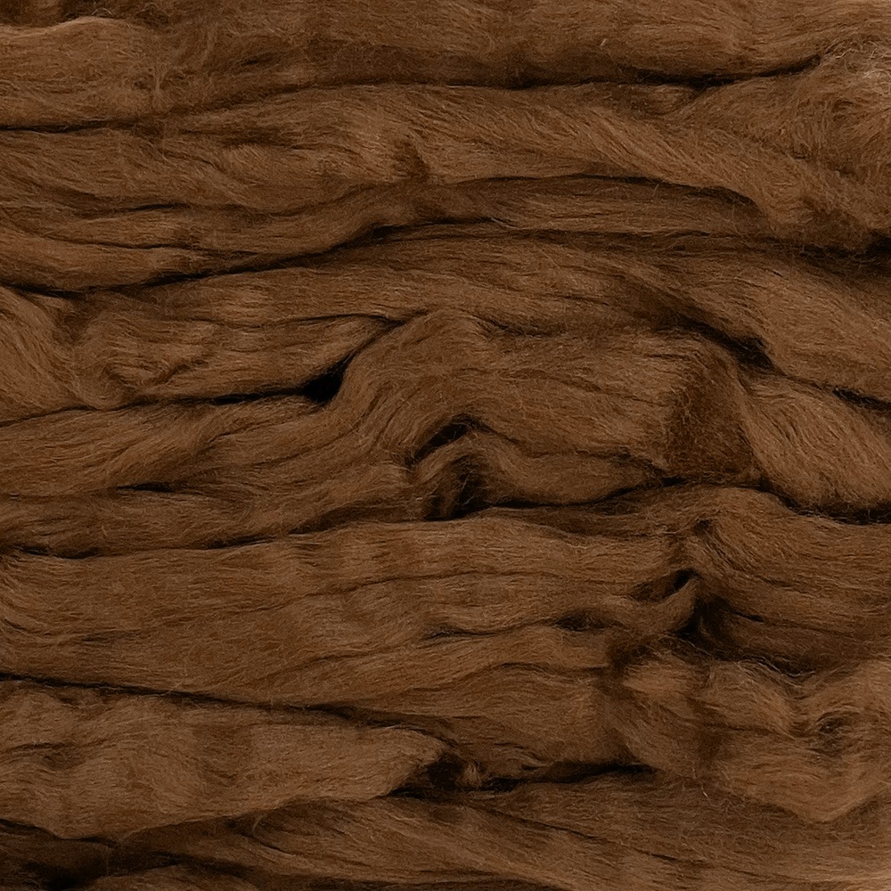 金の羊染めメリノウール 64's チョコレート