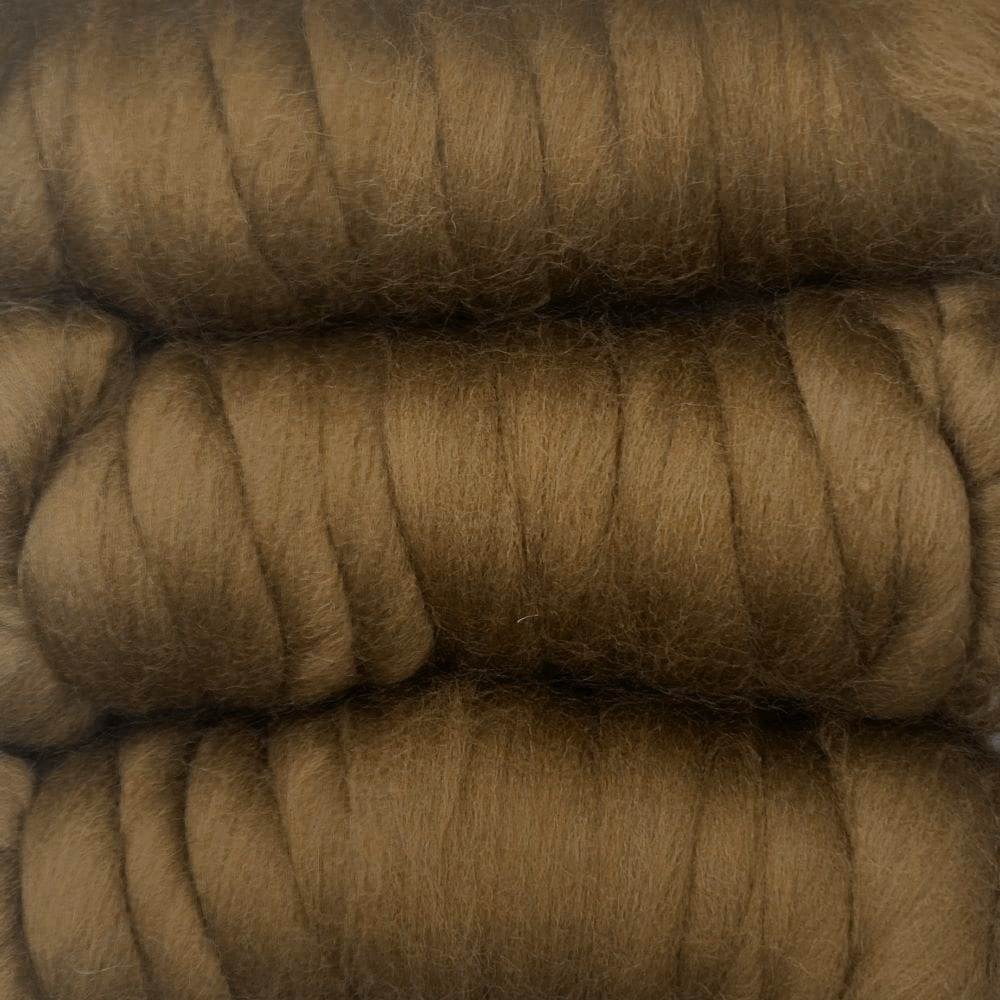 金の羊染めメリノウール 64's マロン