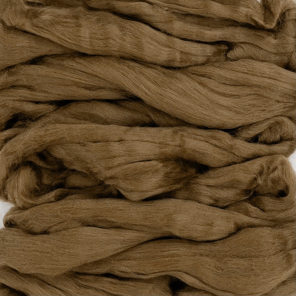 金の羊染めメリノウール 64's マロン