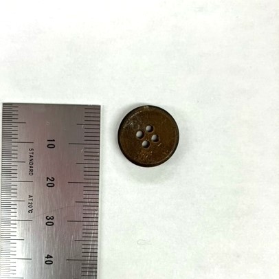 ドイツ製H17C　水牛ボタン15mm