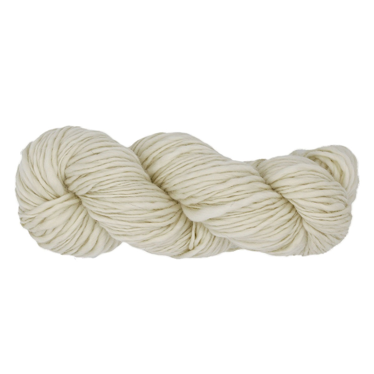 USR01 ｳｰﾙｽﾗﾌﾞ毛糸 1/1 生成り　110g綛