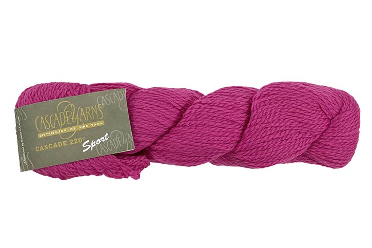 W921 ｶｽｹｰﾄﾞ ｽﾎﾟﾙﾄ 並太(Fuchsia Rose)     #1017　