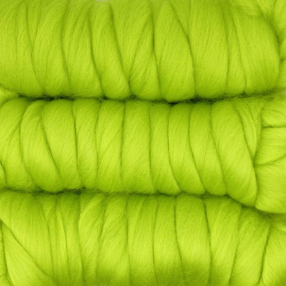 金の羊染めメリノウール 64's ライム