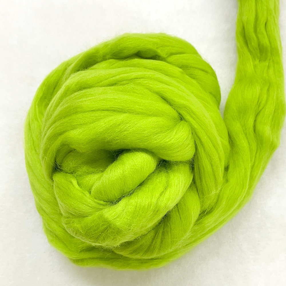 金の羊染めメリノウール 64's ライム