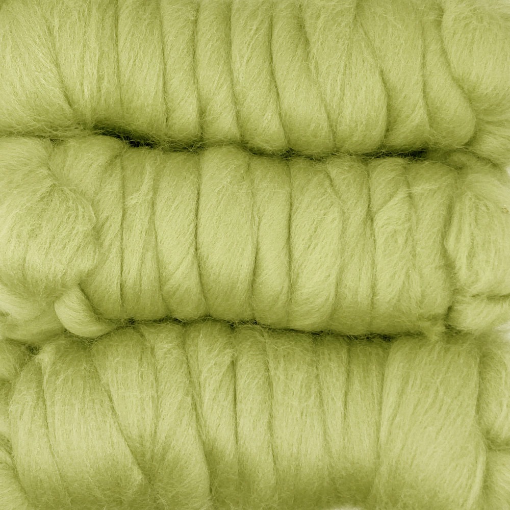 金の羊染めメリノウール 64's ピスタチオ