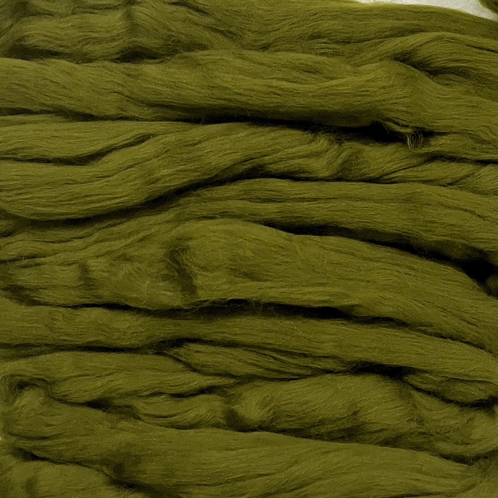 金の羊染めメリノウール 64's カーキ