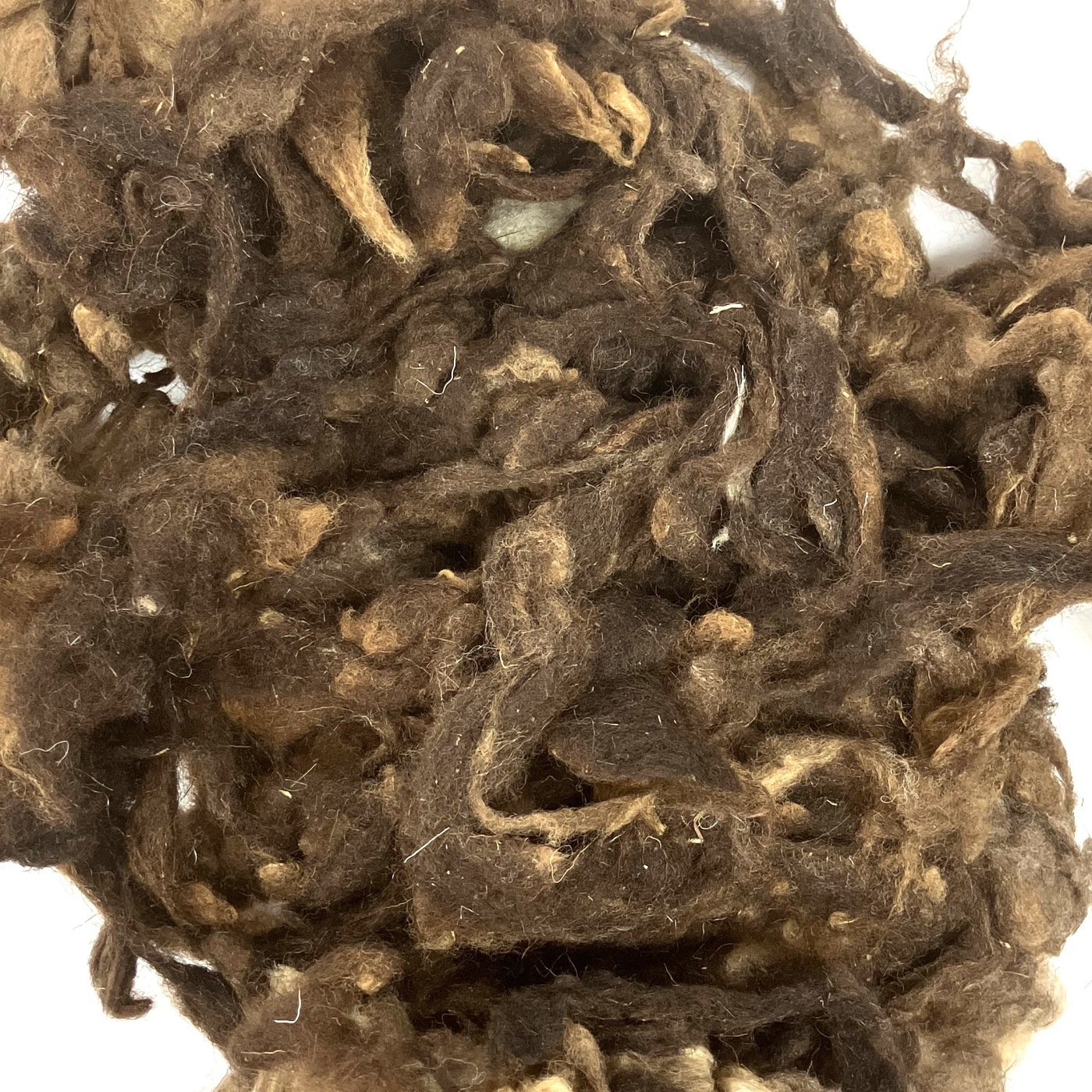 シェトランド　スカード　茶系