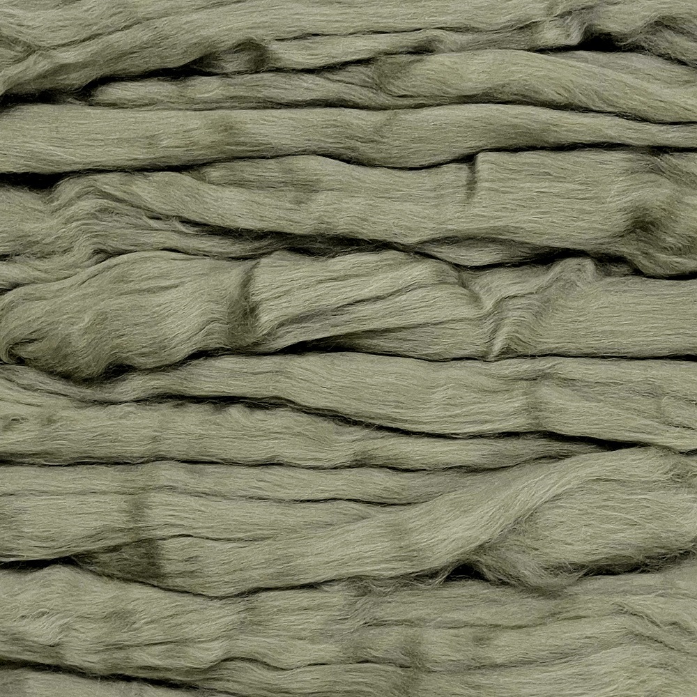 金の羊染めメリノウール 64's アッシュグリーン