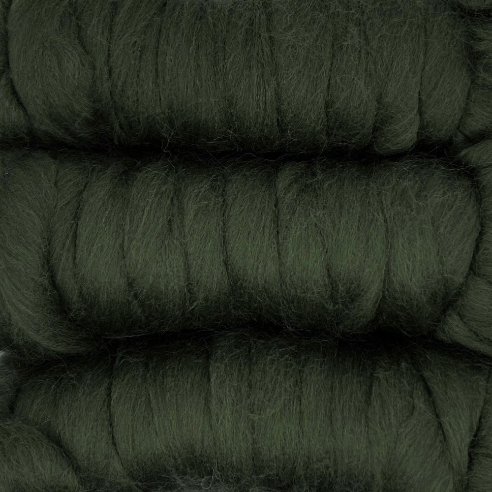 金の羊染めメリノウール 64's モス