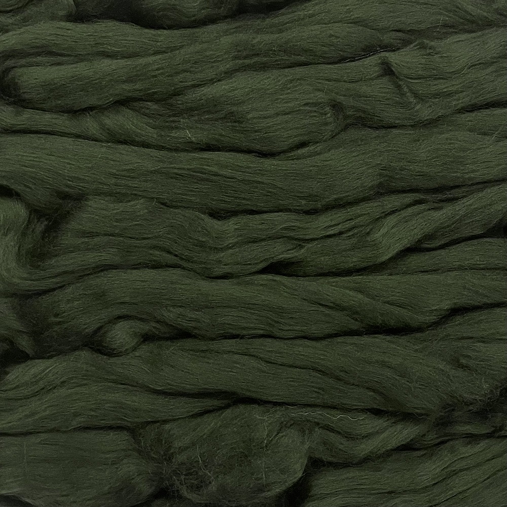 金の羊染めメリノウール 64's モス