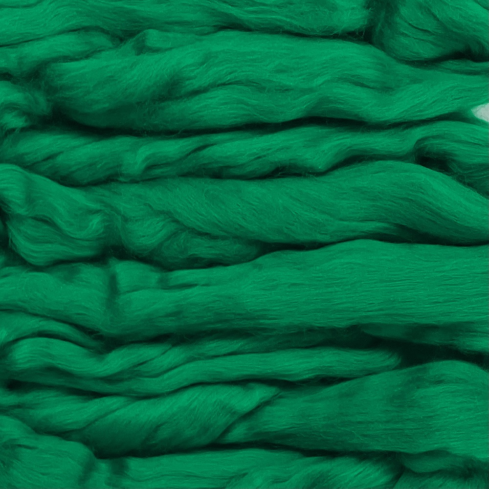 金の羊染めメリノウール 64's エメラルド