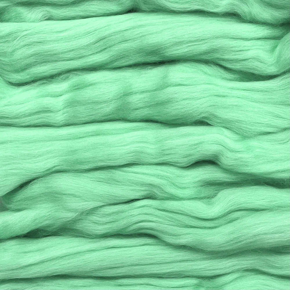 金の羊染めメリノウール 64's ミント