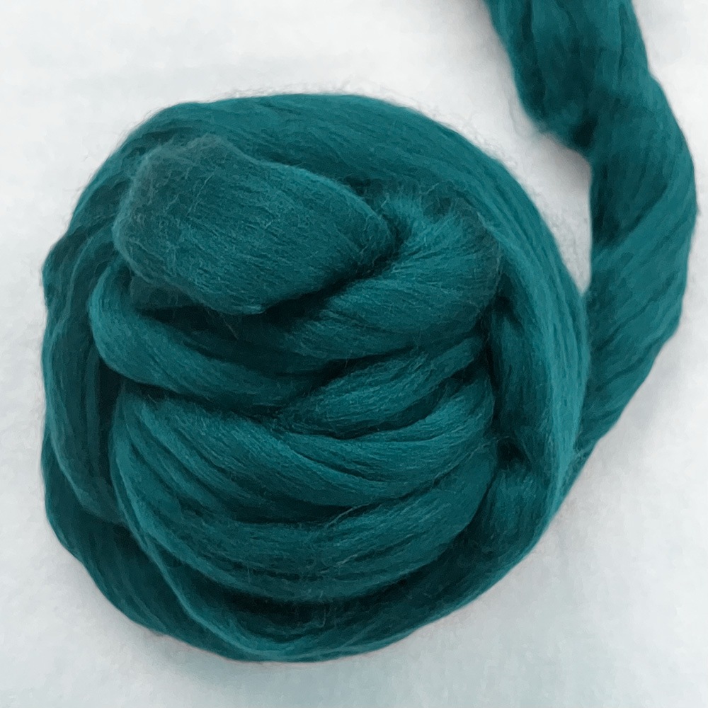 金の羊染めメリノウール 64's ピーコック