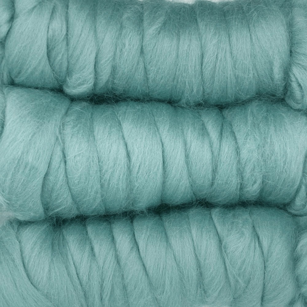 金の羊染めメリノウール 64's ダックエッグ