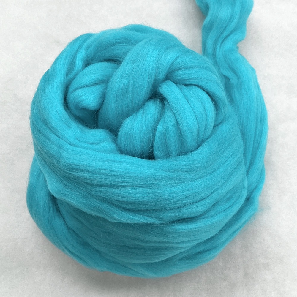 金の羊染めメリノウール 64's ターコイズ
