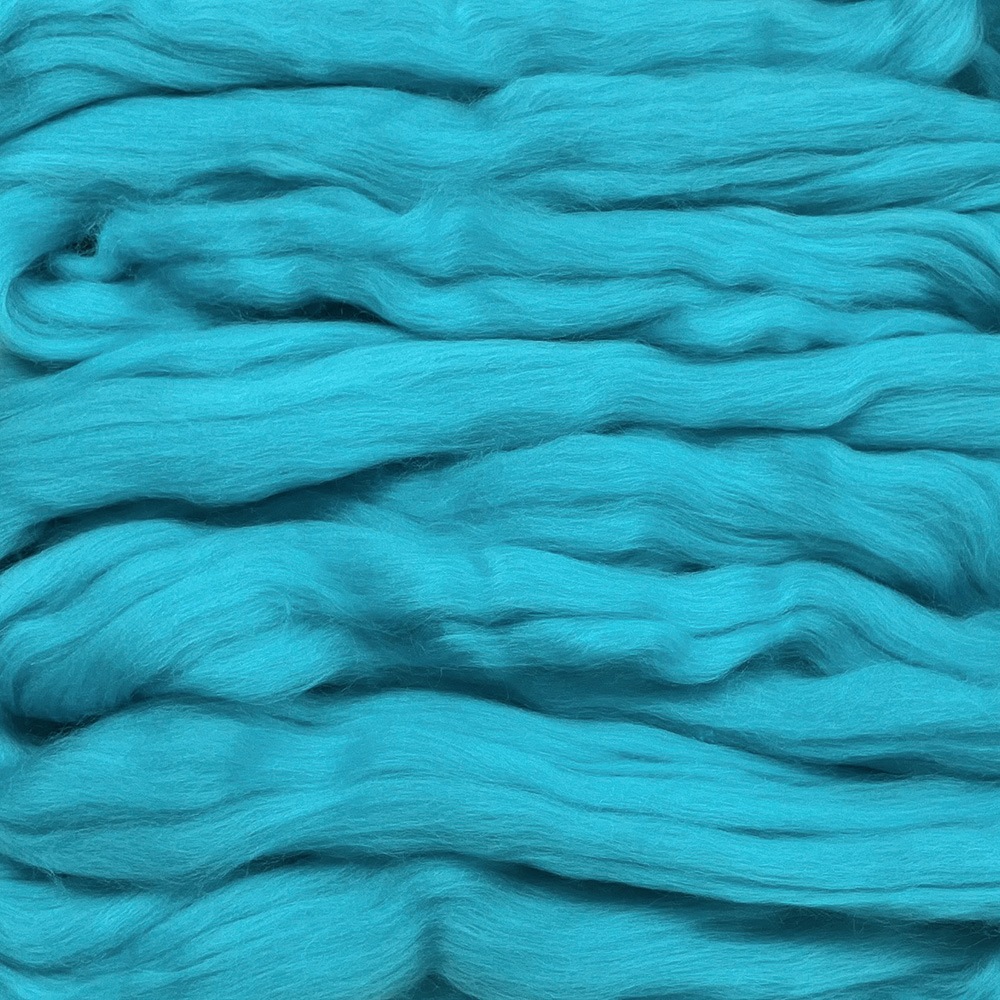 金の羊染めメリノウール 64's ターコイズ