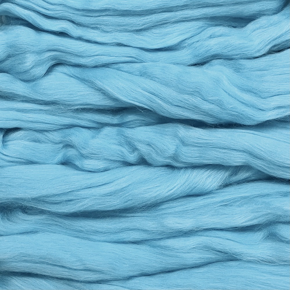 【デビューSALE 10％OFF】金の羊染めメリノウール 64's スカイブルー