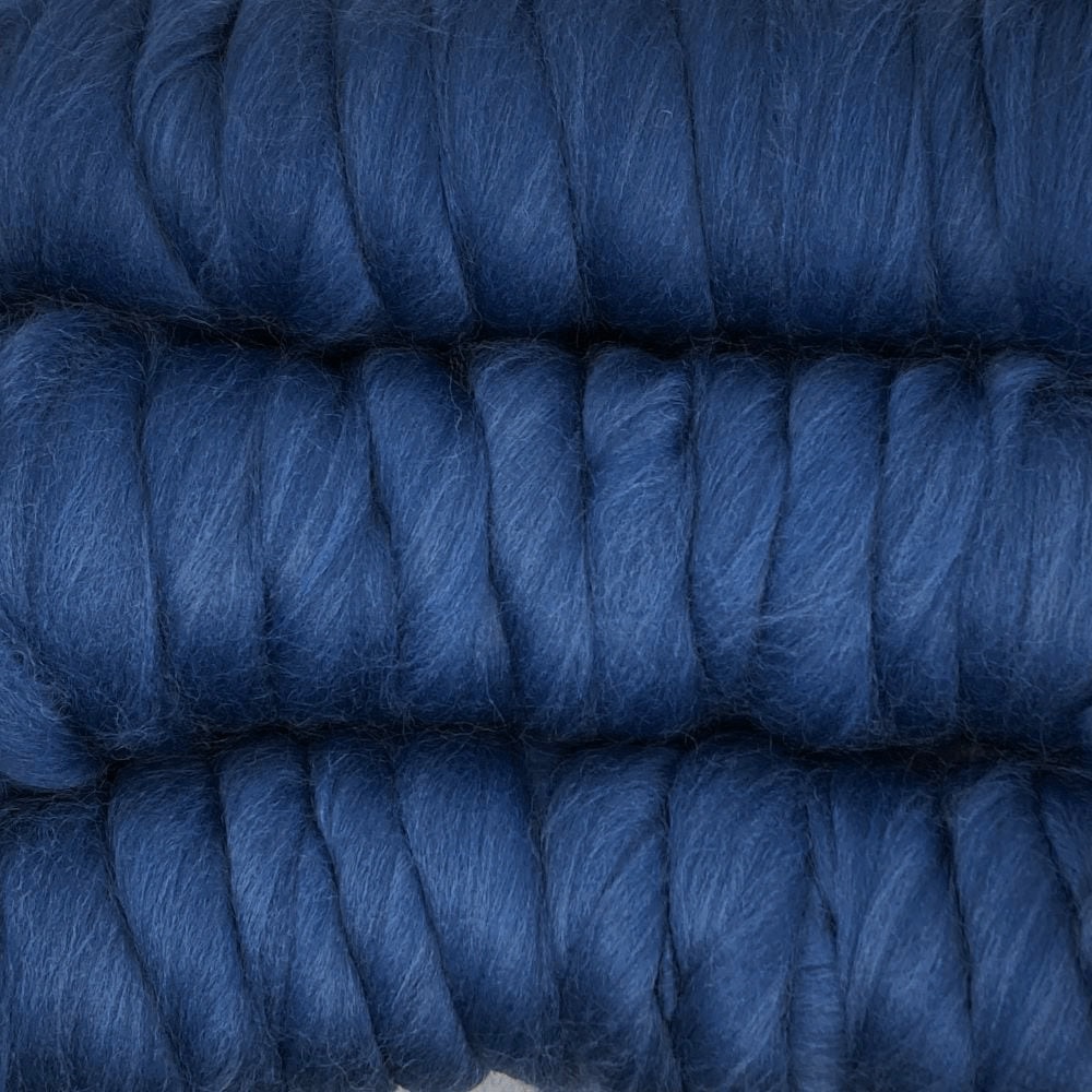 金の羊染めメリノウール 64's デニム