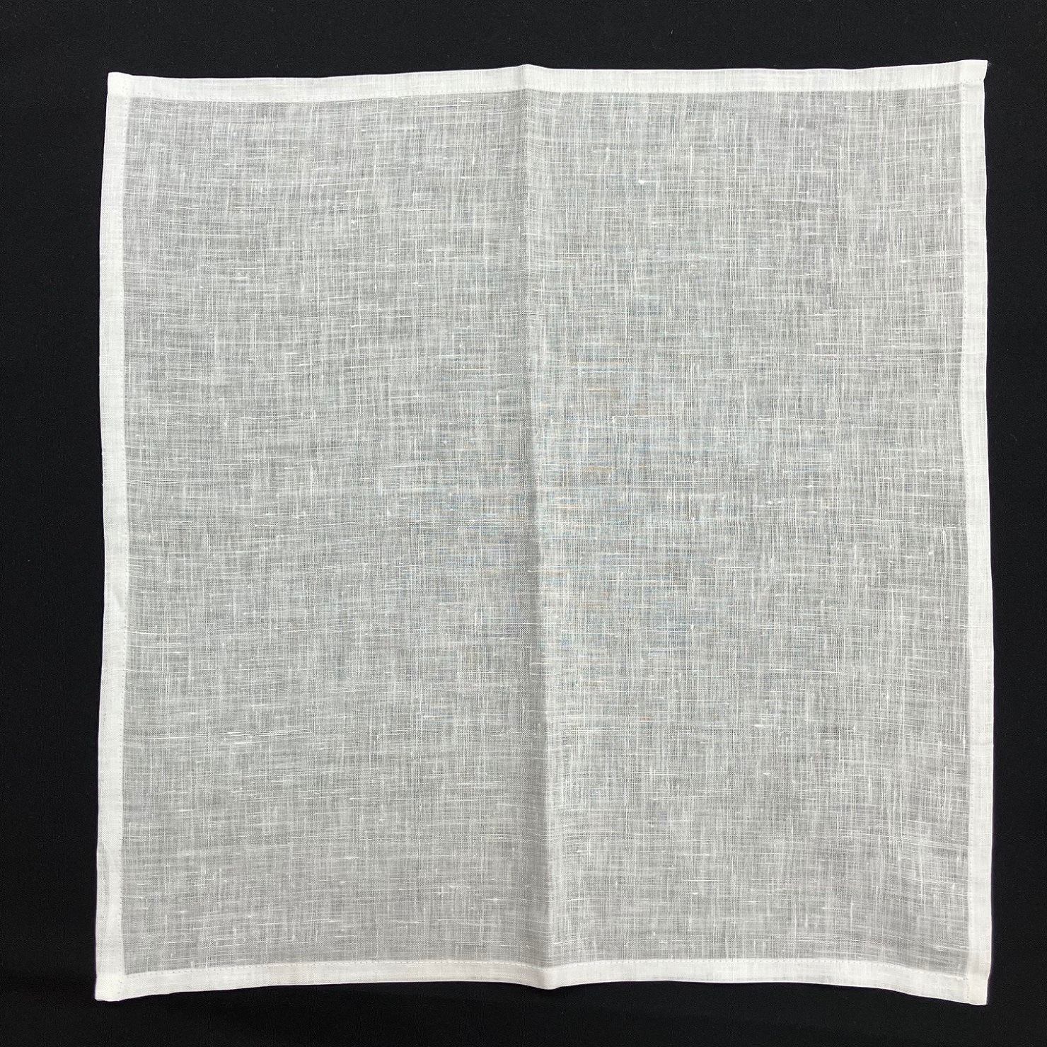 【在庫限り40%off】12.リネンハンカチ　リネン100%