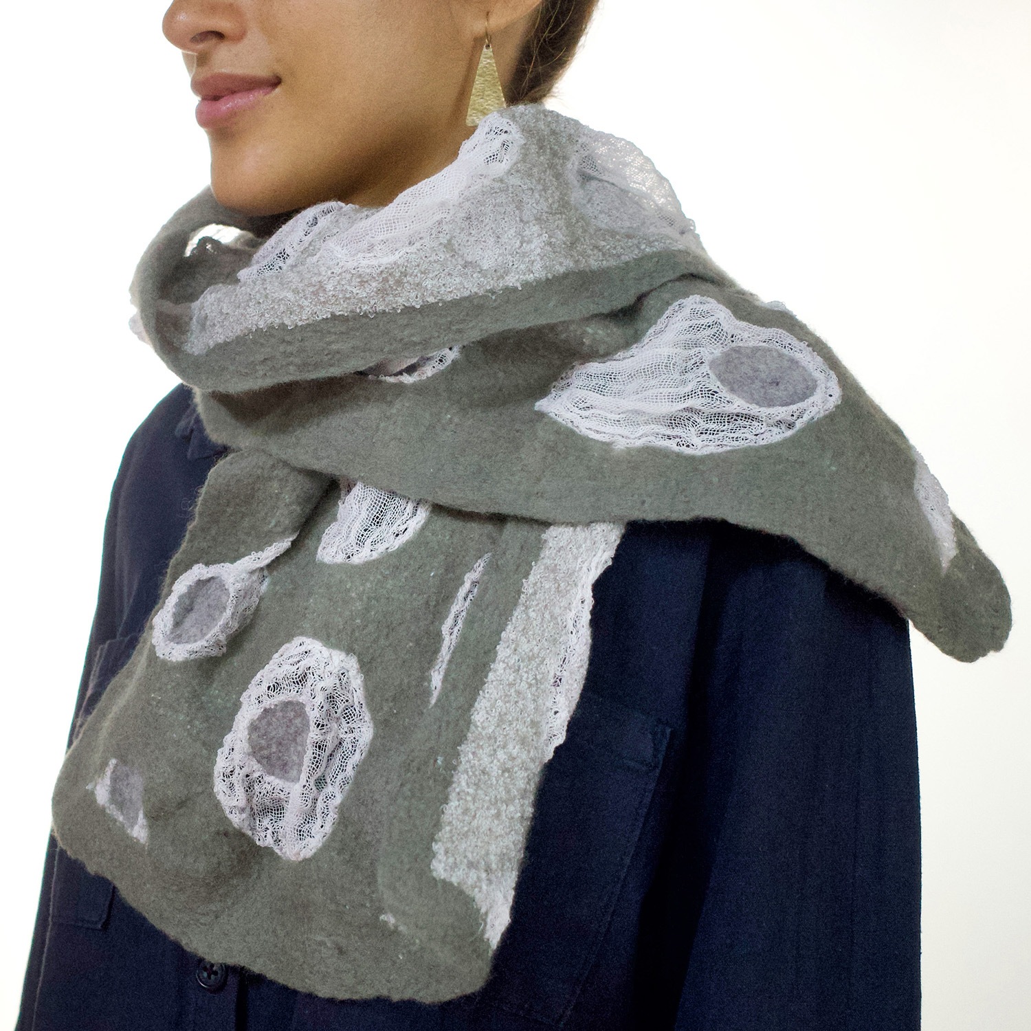 加藤ますみ_講習会④｢布フェルトのショールと手提げバッグ2日間｣　3/18(水)3/19(木) 