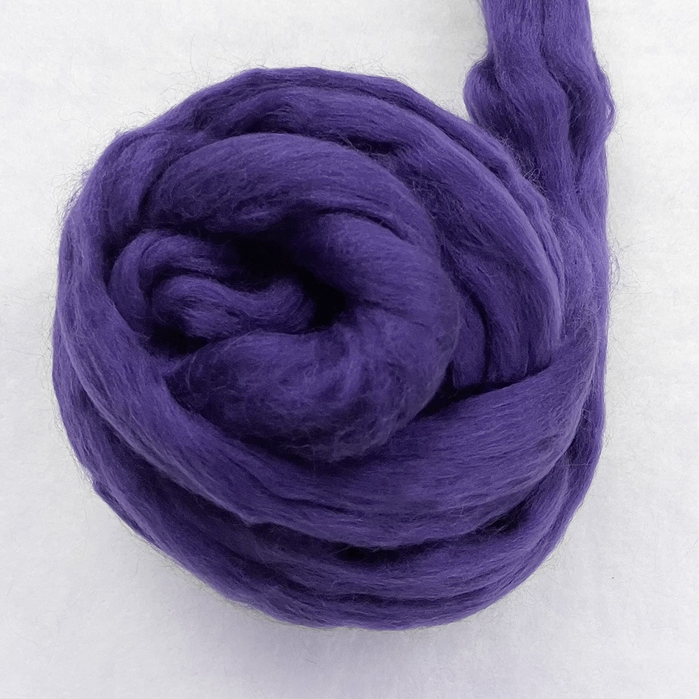 【デビューSALE 10％OFF】金の羊染めメリノウール 64's アメジスト