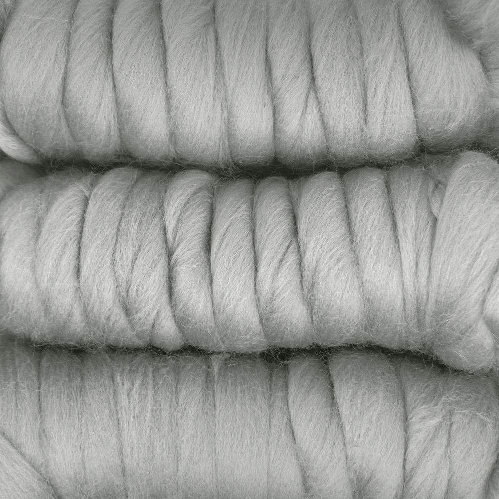 【デビューSALE 10％OFF】金の羊染めメリノウール 64's シルバーグレー