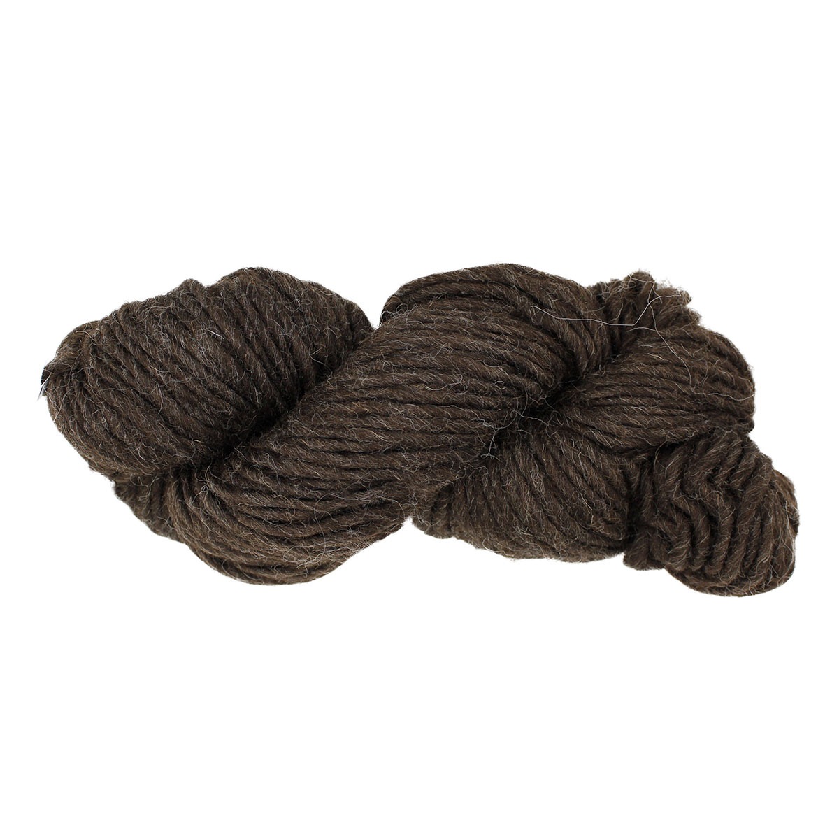 W945 シェトランド ジャンボヤーン 茶 毛100% 0.65/1 200g綛